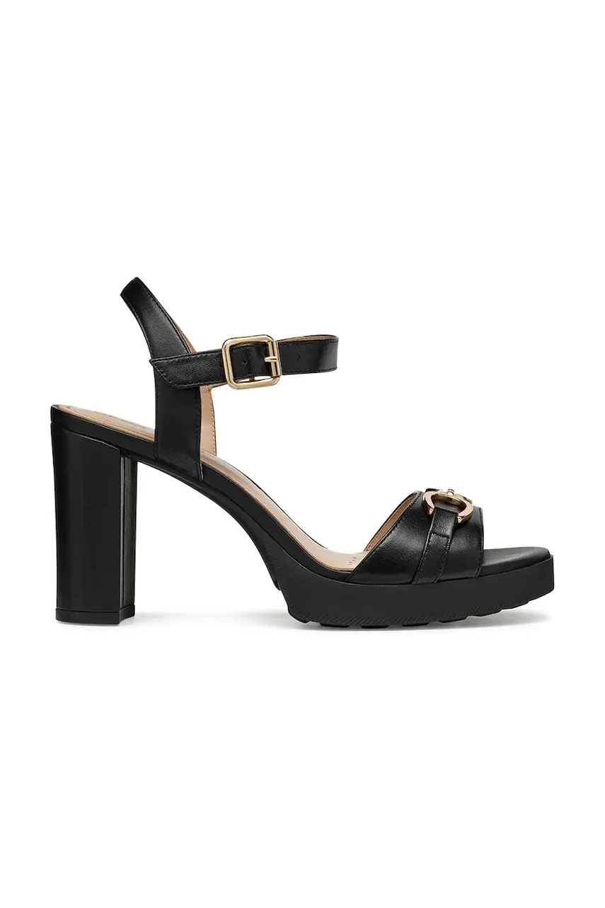Geox Кожени сандали D WALK PLEASURE 85S