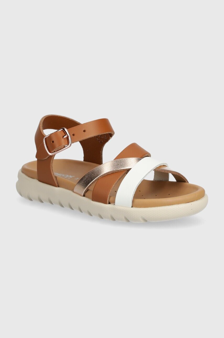 Geox Кожени сандали SANDAL SOLEIMA