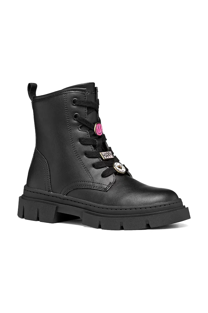 Geox кубинки за деца KARSYN черни J660KH.0003W