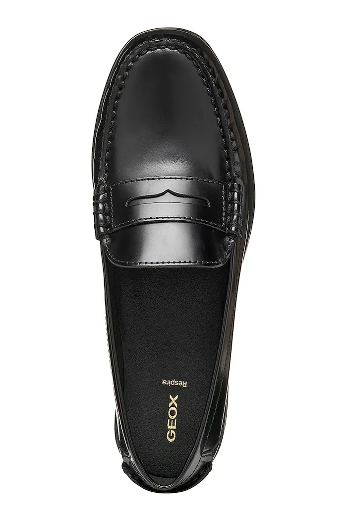 Geox лоуфъри дамски от кожа D NOEMEN черни D680XA00038C9999