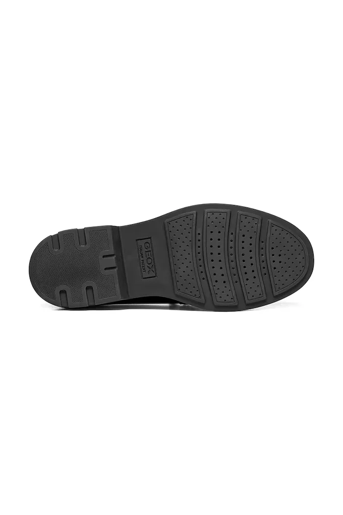 Geox мокасини дамски от кожа D SWELEN черни D665GK00043C9999