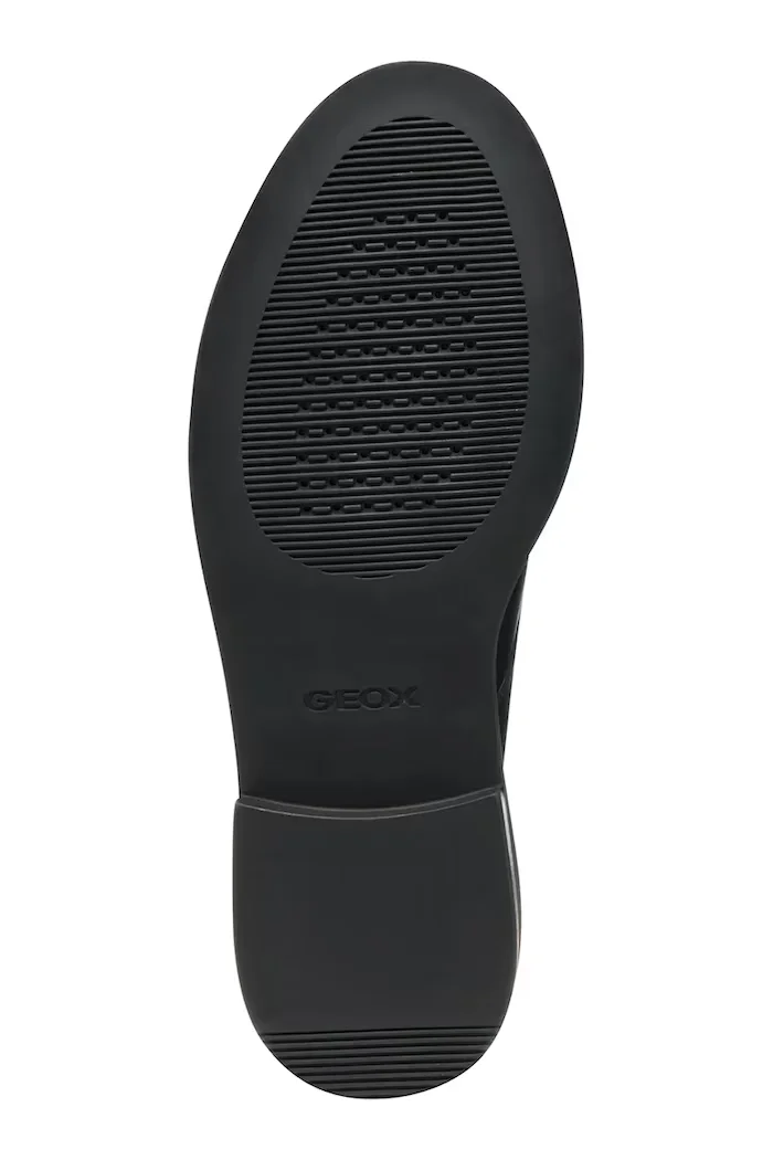 Geox обувки oxford дамски от кожа D SERILDA черни D56WYD00043C9999