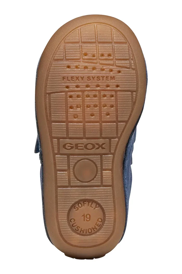 Geox половинки обувки за деца от набук TUTIM сини B9439A.03322