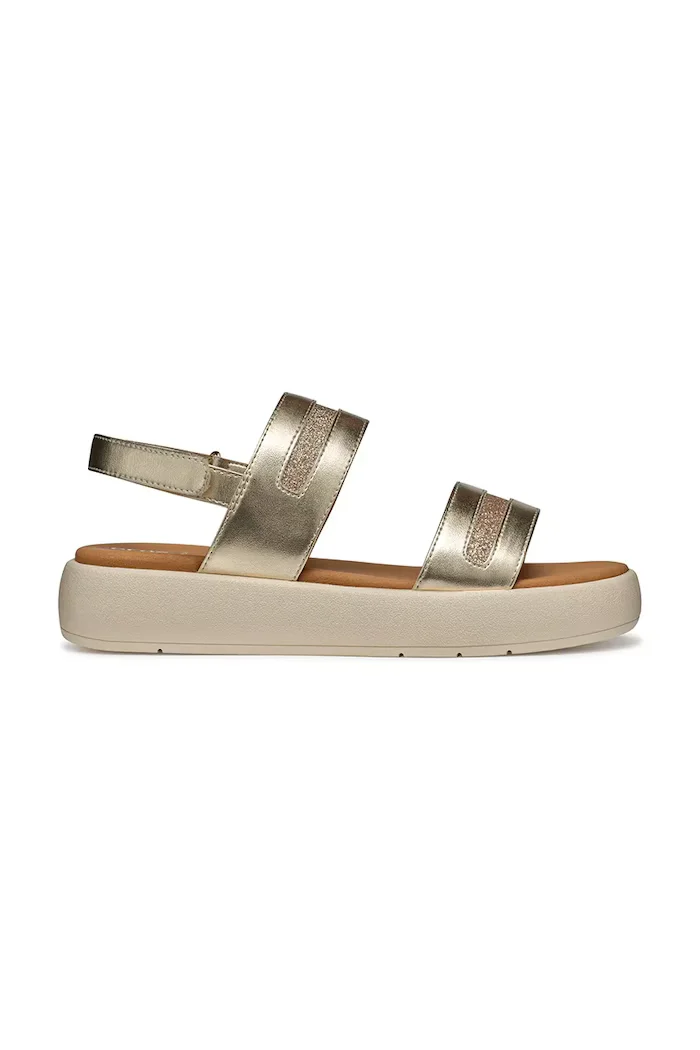 Geox Сандали D CAMALEI C в златисто с платформа D550NC 0BNEW C2012