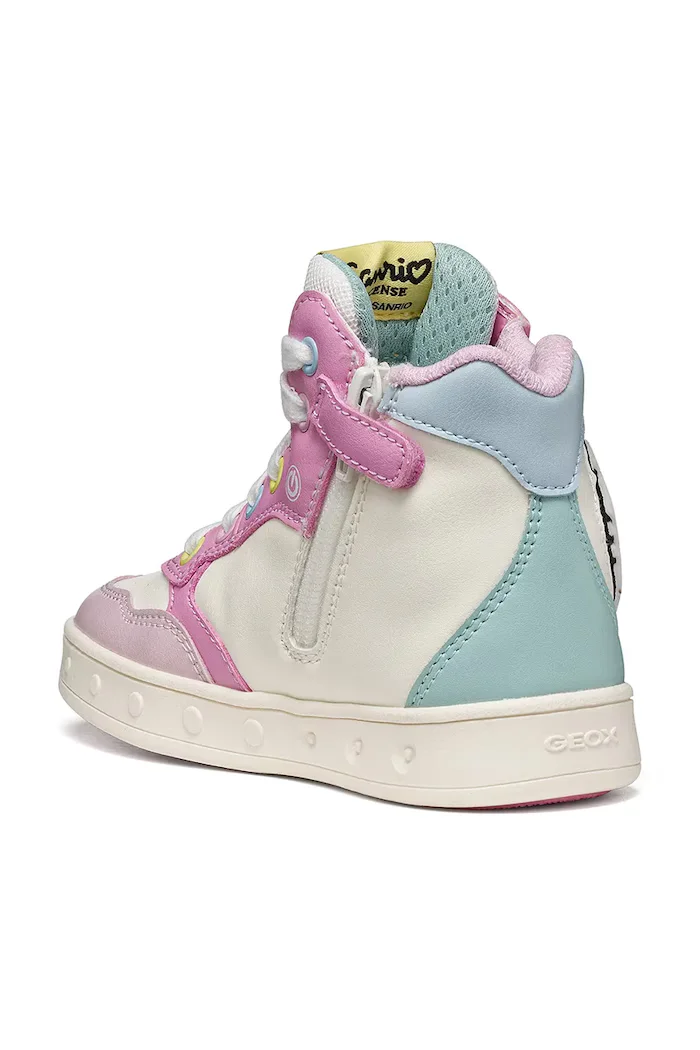 Geox SKYLIN Hello Kitty маратонки за деца бели J668WD.000BC