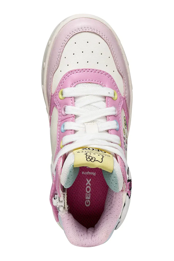 Geox SKYLIN Hello Kitty маратонки за деца бели J668WD.000BC