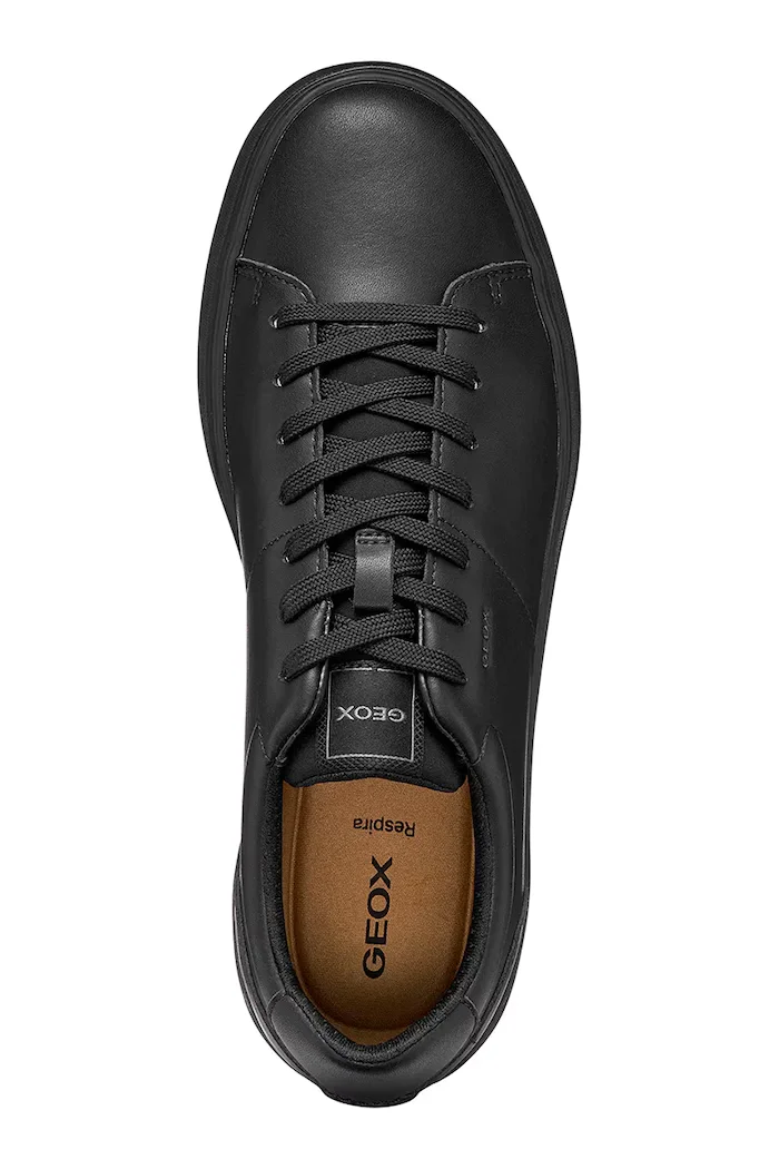 Geox U BALTMOORE маратонки мъжки от кожа черни U65LDD0009BC9999