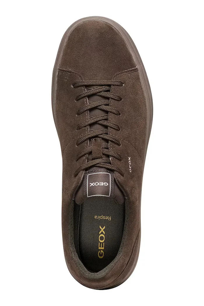 Geox U BALTMOORE маратонки мъжки от велур кафяви U65LDD00022C6005