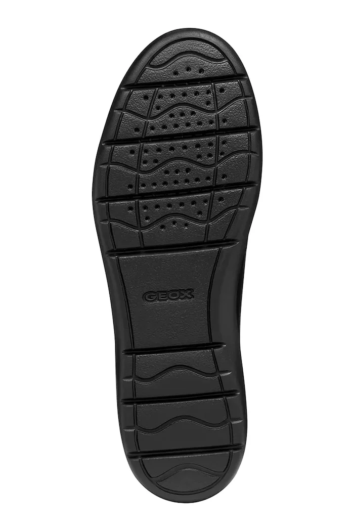 Geox U LEITAN маратонки мъжки от кожа черни U563QA00085C9999