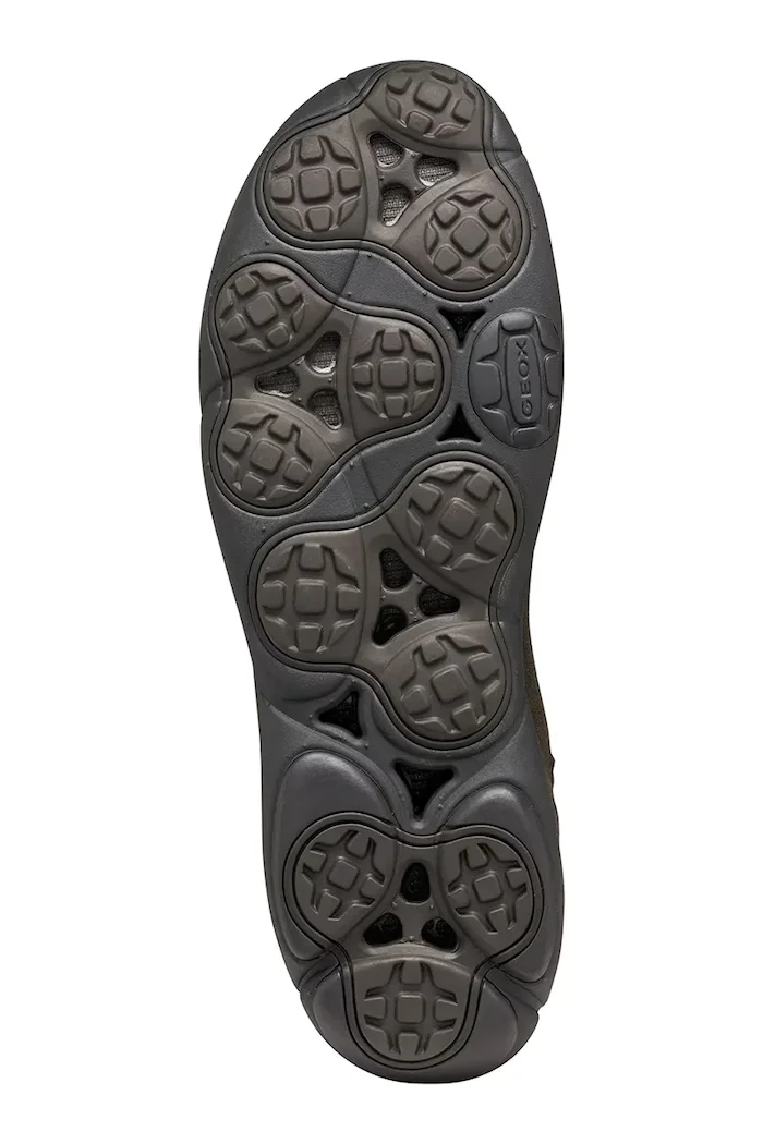 Geox U NEBULA 2.0 PLUS FAST IN маратонки мъжки от велур кафяви U56MXB00022C6006