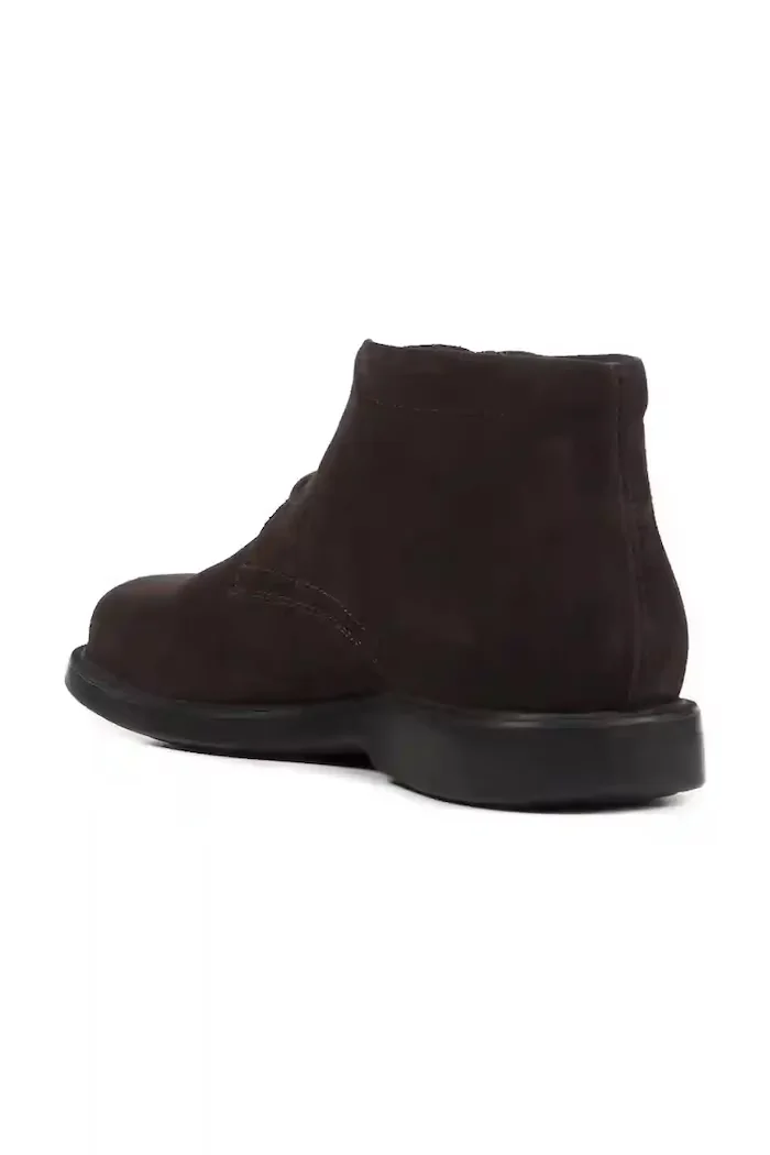 Geox Велурени обувки U BRAYDEN 2FIT ABX мъжки в кафяво U54N1D 00022 C6009