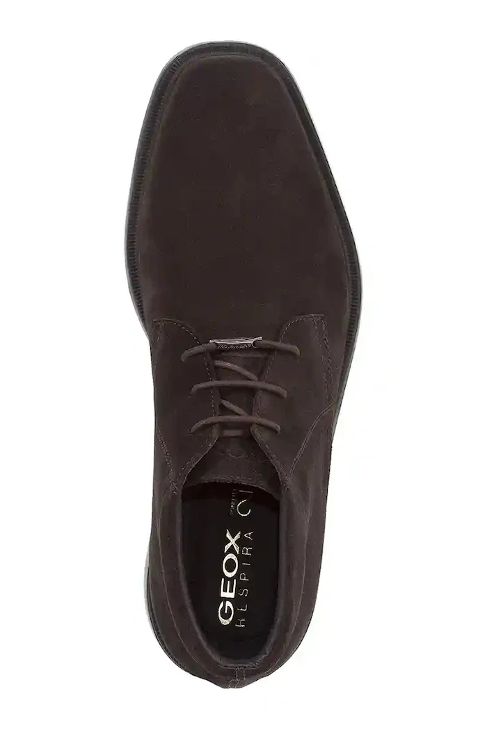 Geox Велурени обувки U BRAYDEN 2FIT ABX мъжки в кафяво U54N1D 00022 C6009