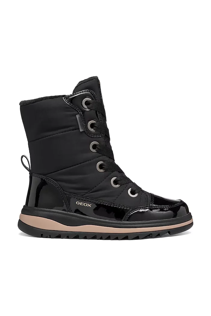 Geox зимни обувки за деца ADELHIDE черни J16EWA.0FUHH