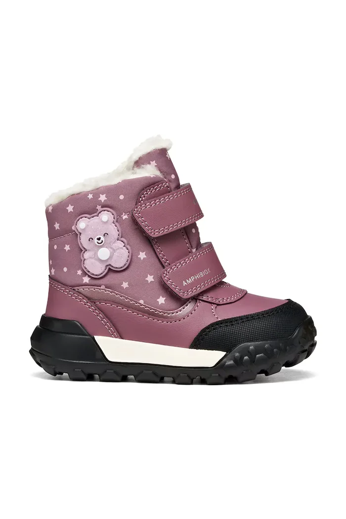 Geox зимни обувки за деца TREKKYUP виолетови B666MA.054FU