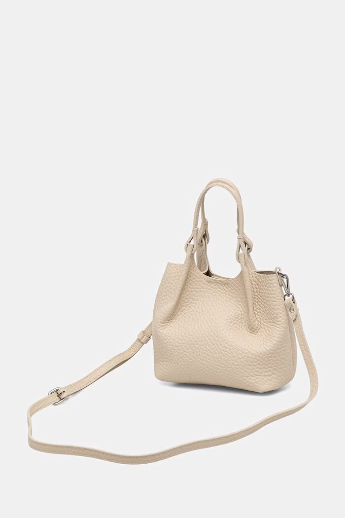 GIANNI CHIARINI чанта crossbody дамска от кожа DUA бежова BS 9718 RNGDBL T.U