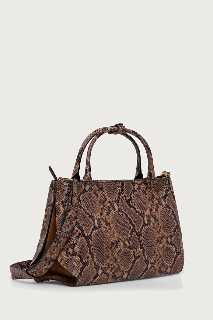 GIANNI CHIARINI чанта дамска от кожа AMAL кафява BS 11896 PTY-CM