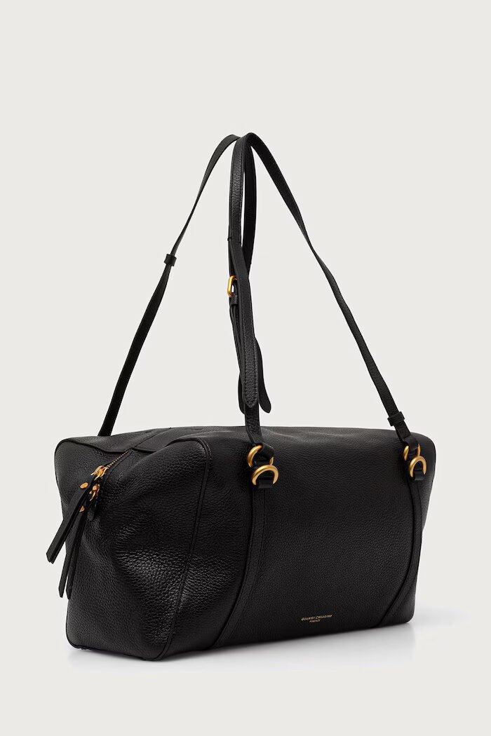 GIANNI CHIARINI чанта дамска от кожа TERRY черна BS 12231/COMM GRN