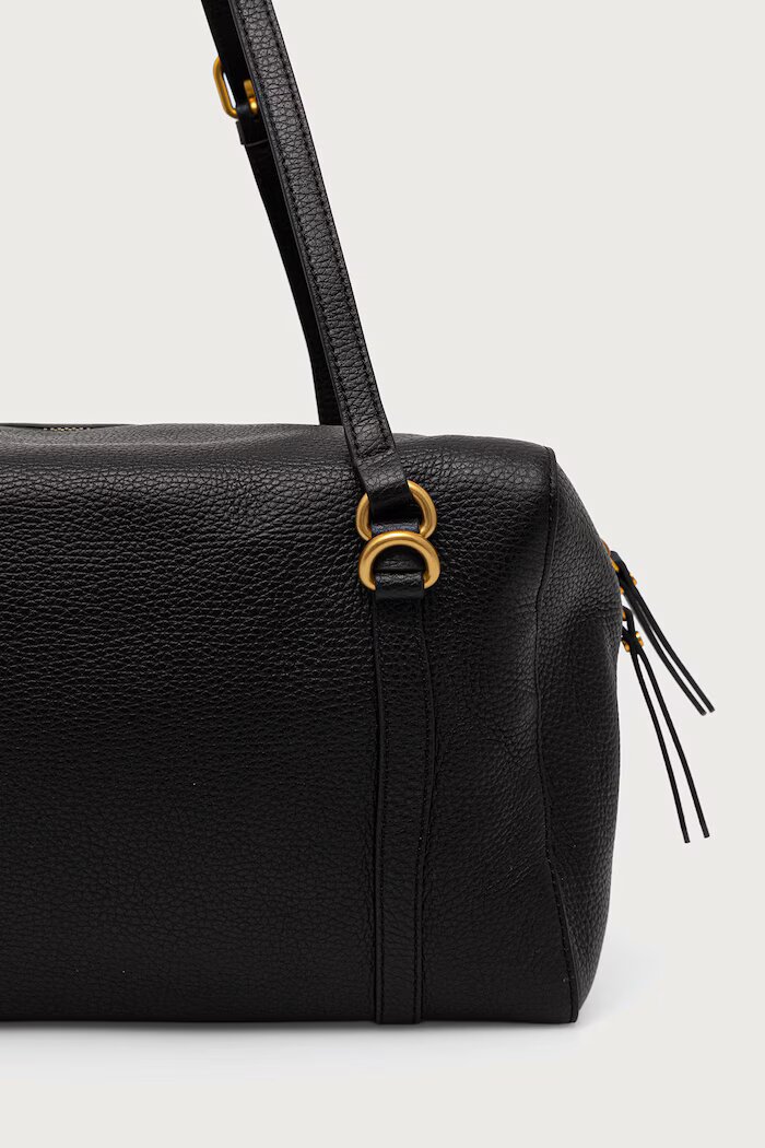 GIANNI CHIARINI чанта дамска от кожа TERRY черна BS 12231/COMM GRN