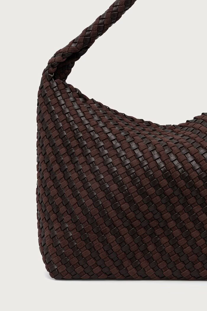GIANNI CHIARINI чанта тип хобо дамска AURELIE кафява BS 12066/COMM W-PLINT