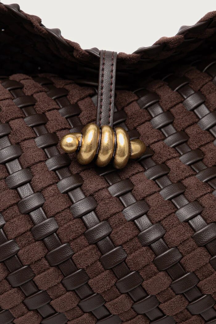 GIANNI CHIARINI чанта тип хобо дамска AURELIE кафява BS 12066/COMM W-PLINT