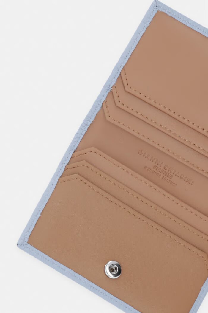 GIANNI CHIARINI калъф за карти дамски от кожа син PF 5039 TKL