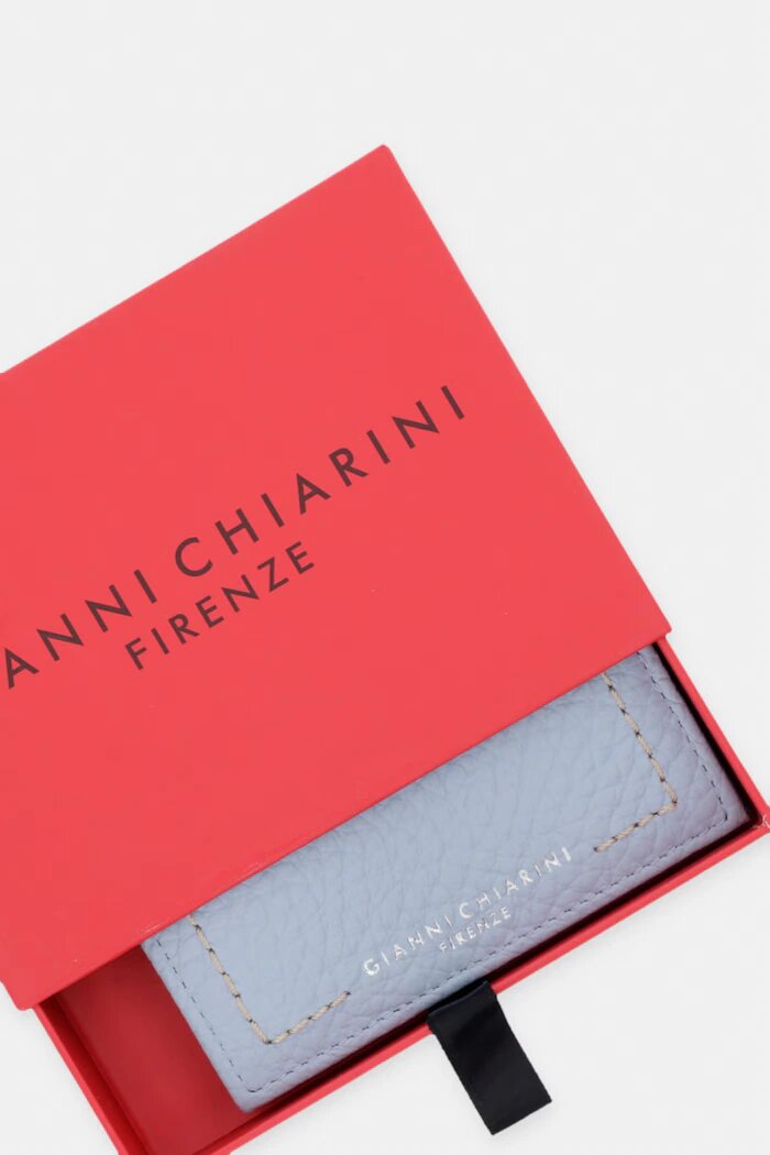 GIANNI CHIARINI калъф за карти дамски от кожа син PF 5039 TKL