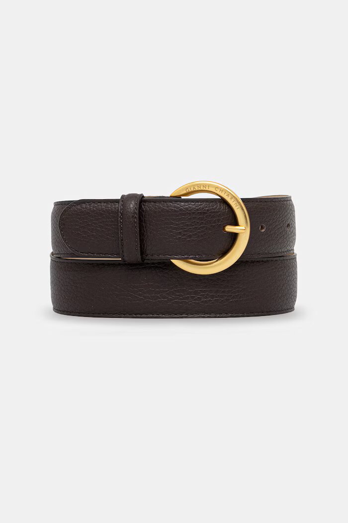 GIANNI CHIARINI колан дамски от кожа CINTURE DONNA GRAIN кафяв CN K00958 GRN