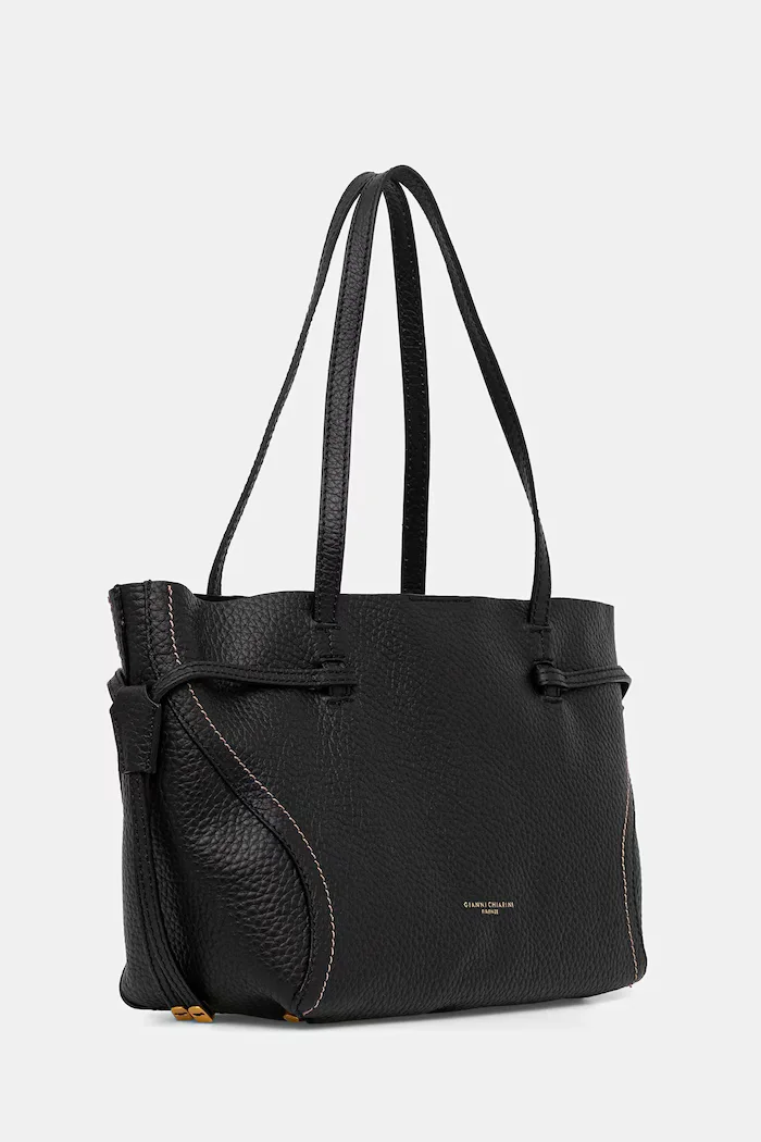 GIANNI CHIARINI Кожена чанта VIOLETTE в черно BS.11285.RNGDBL.T.U.