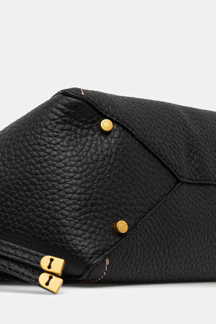 GIANNI CHIARINI Кожена чанта VIOLETTE в черно BS.11285.RNGDBL.T.U.