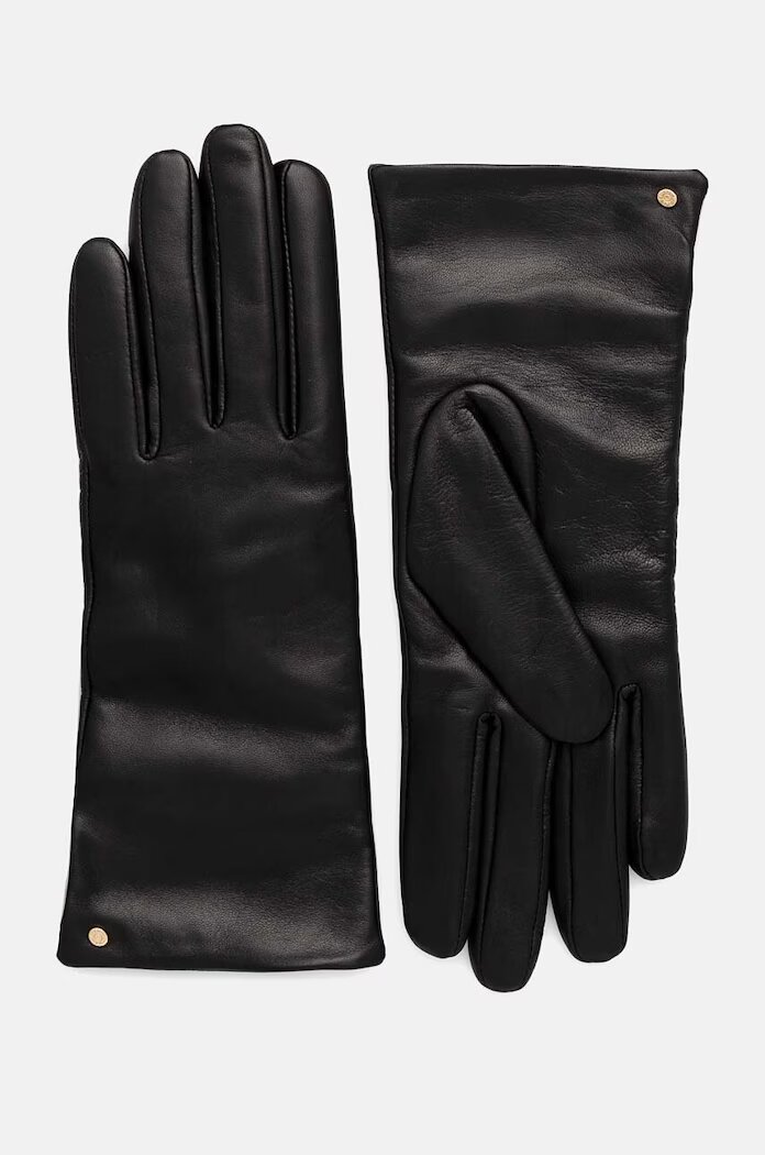 GIANNI CHIARINI Кожени ръкавици в черно GN 11127 NA