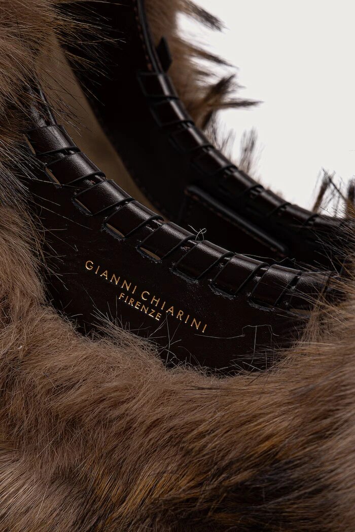 GIANNI CHIARINI шопинг чанта дамска DUA кафява BS 12760/COMM PLCC-RLP