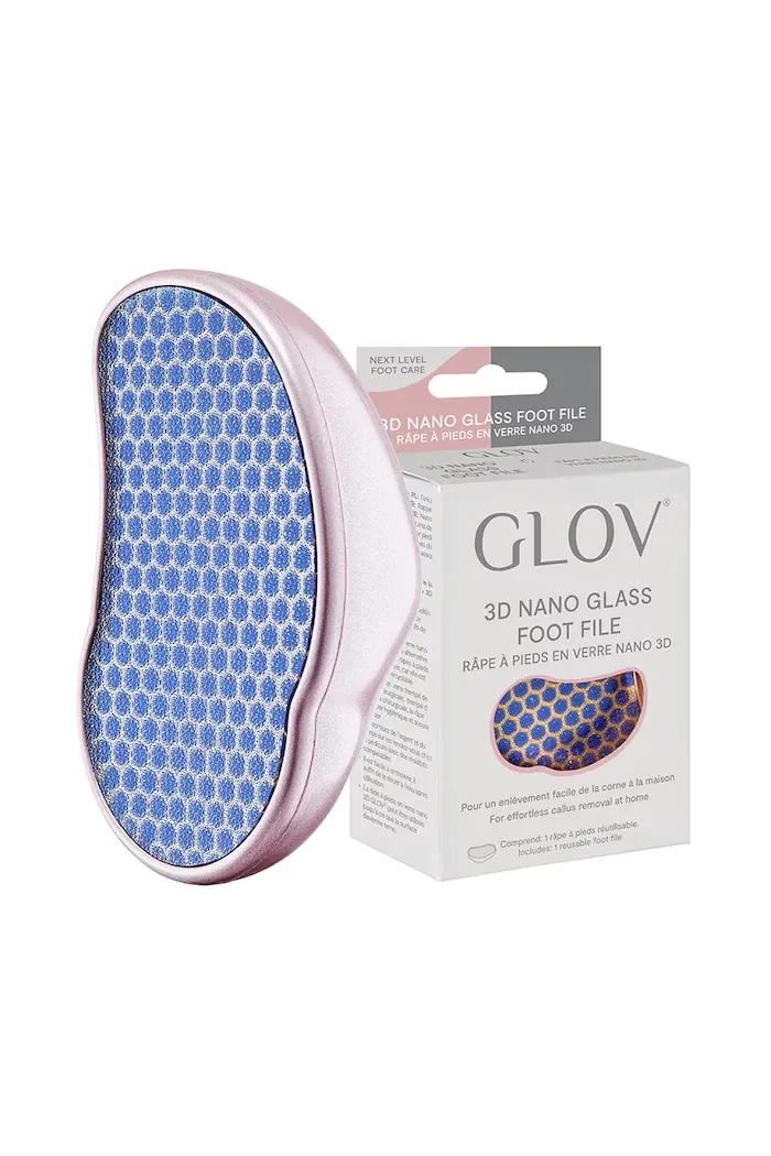 GLOV Пемза за крака от нано стъкло 3D NANO GLASS FOOT FILE в розово