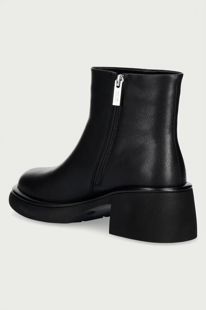 GOE боти дамски от кожа черни UU2N4119 BLACK