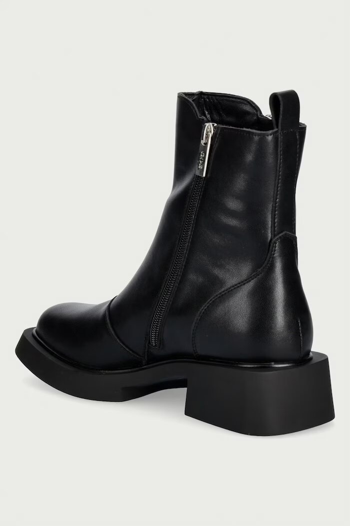 GOE боти дамски от кожа черни UU2N4918 BLACK