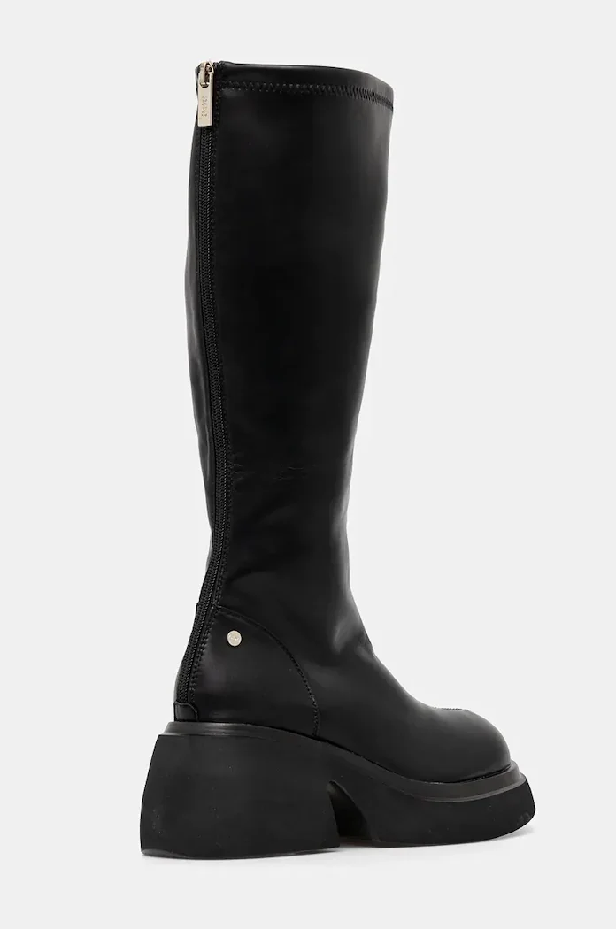 GOE Ботуши в черно с дебел ток с лека изолация OO2N4404 BLACK