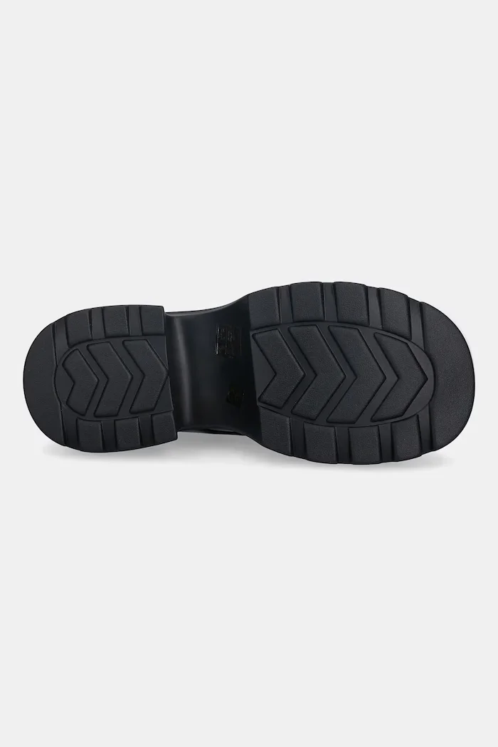 GOE Кожени боти в черно с дебел ток SS2N4102 BLACK