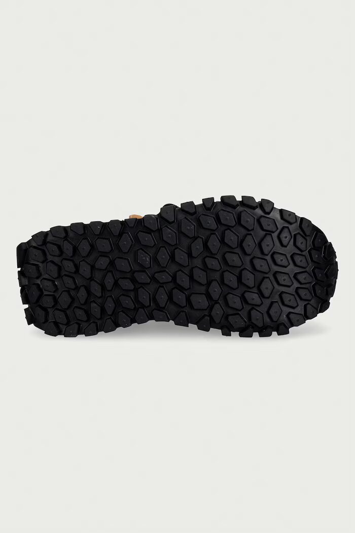 GOE маратонки дамски от кожа черни с платформа UU2N4017 BLACK