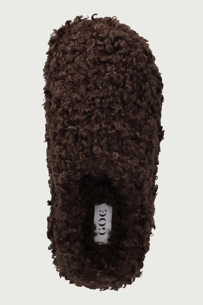 GOE пантофи дамски кафяви UU2N4503 BROWN