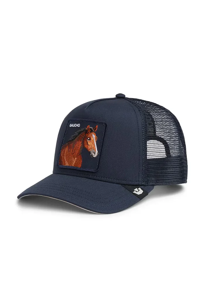 Goorin Bros шапка с козирка Gaucho Trucker тъмносиня 101-3005