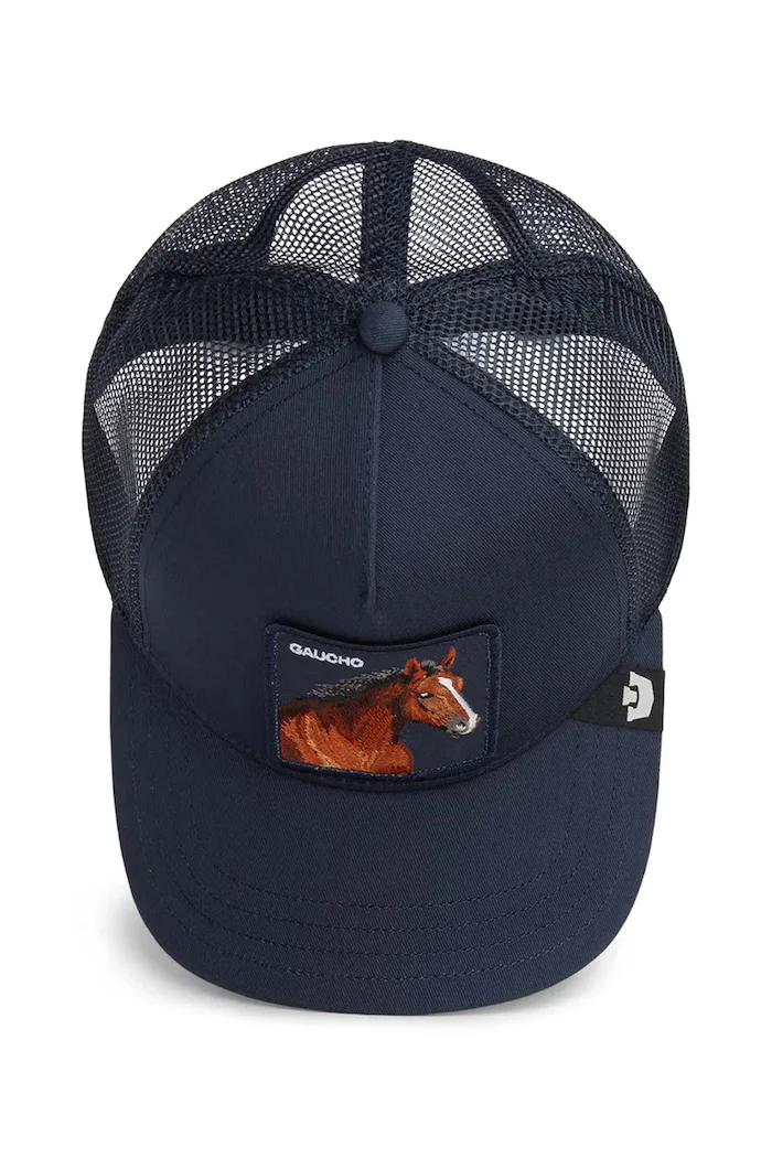 Goorin Bros шапка с козирка Gaucho Trucker тъмносиня 101-3005