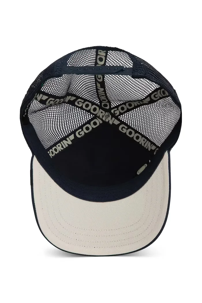 Goorin Bros шапка с козирка Gaucho Trucker тъмносиня 101-3005