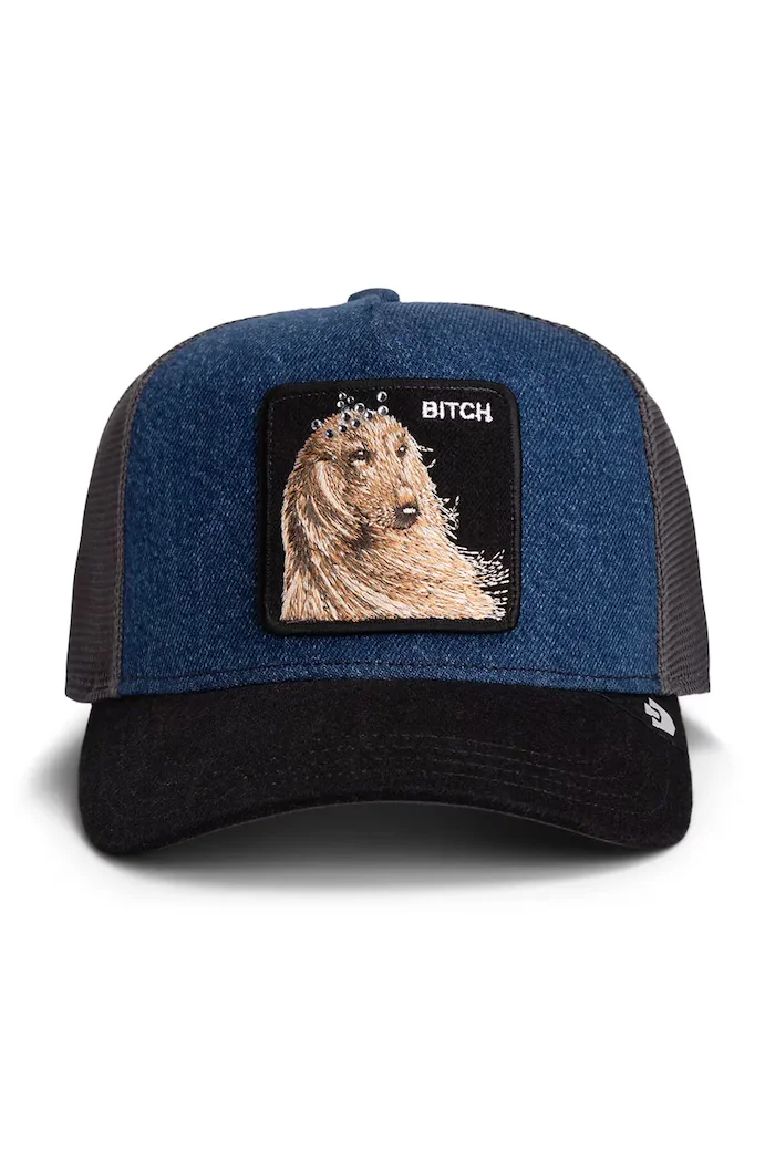 Goorin Bros шапка с козирка Hound Dawg тъмносиня 101-2760