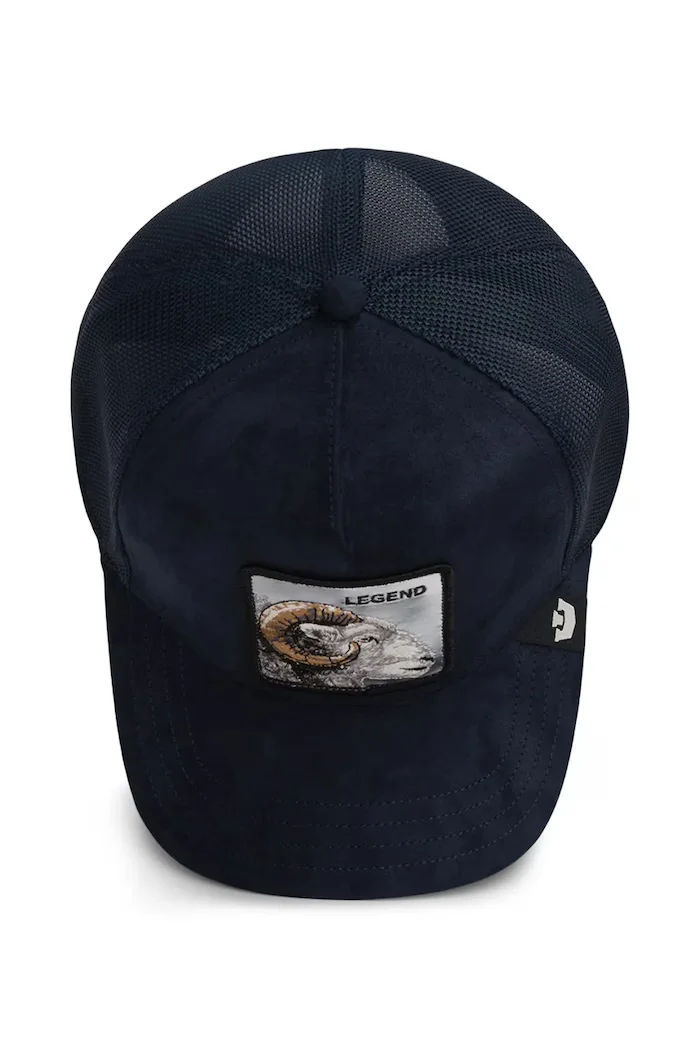 Goorin Bros шапка с козирка Silver Legend тъмносиня 101-2976