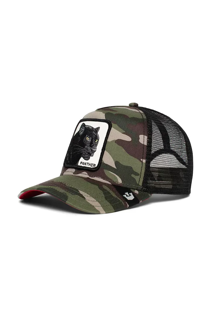 Goorin Bros шапка trucker The Panther зелена 101-0381