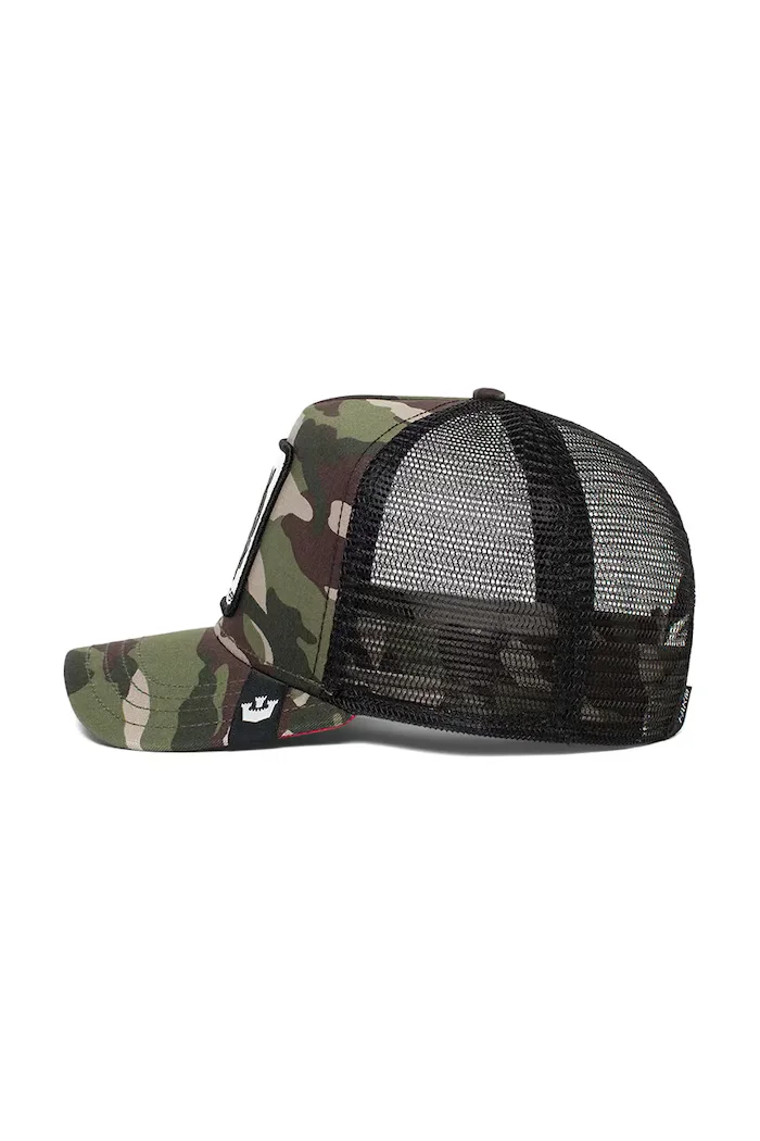 Goorin Bros шапка trucker The Panther зелена 101-0381