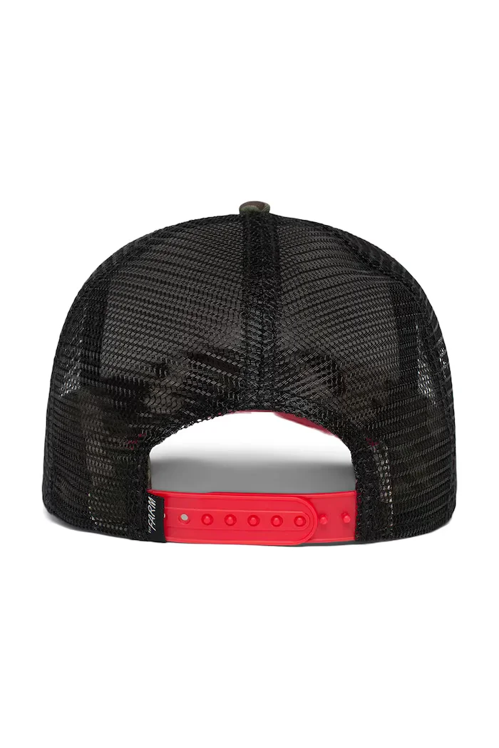 Goorin Bros шапка trucker The Panther зелена 101-0381