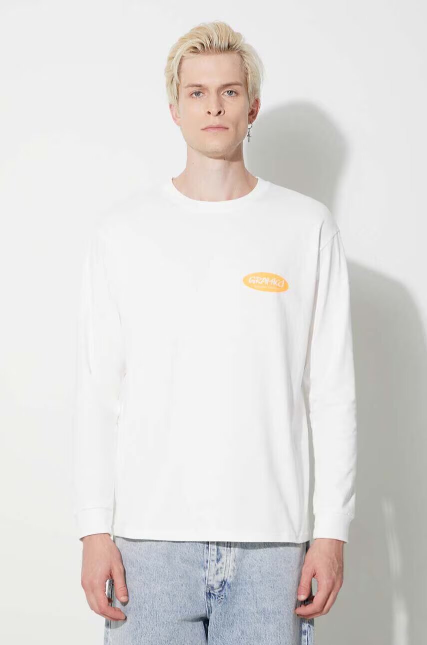 Gramicci Памучна блуза с дълги ръкави Original Freedom Oval Longsleeve Tee