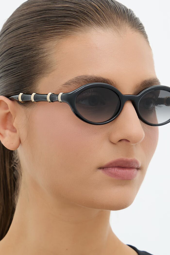 Gucci слънчеви очила дамски черни GG2059S