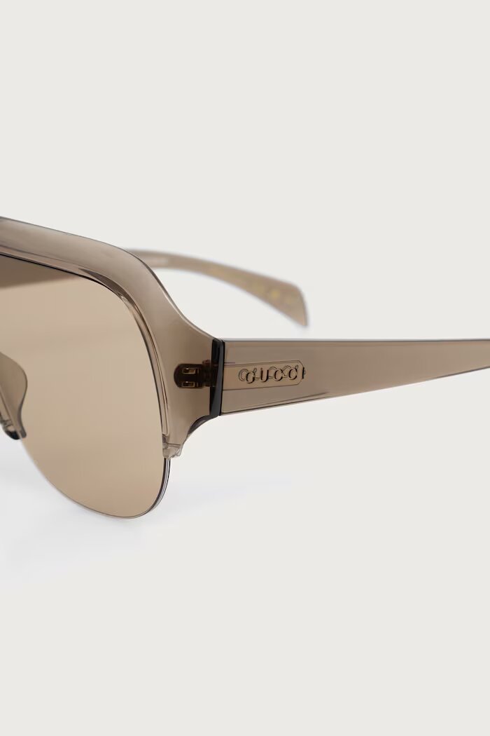 Gucci слънчеви очила дамски кафяви GG2023S