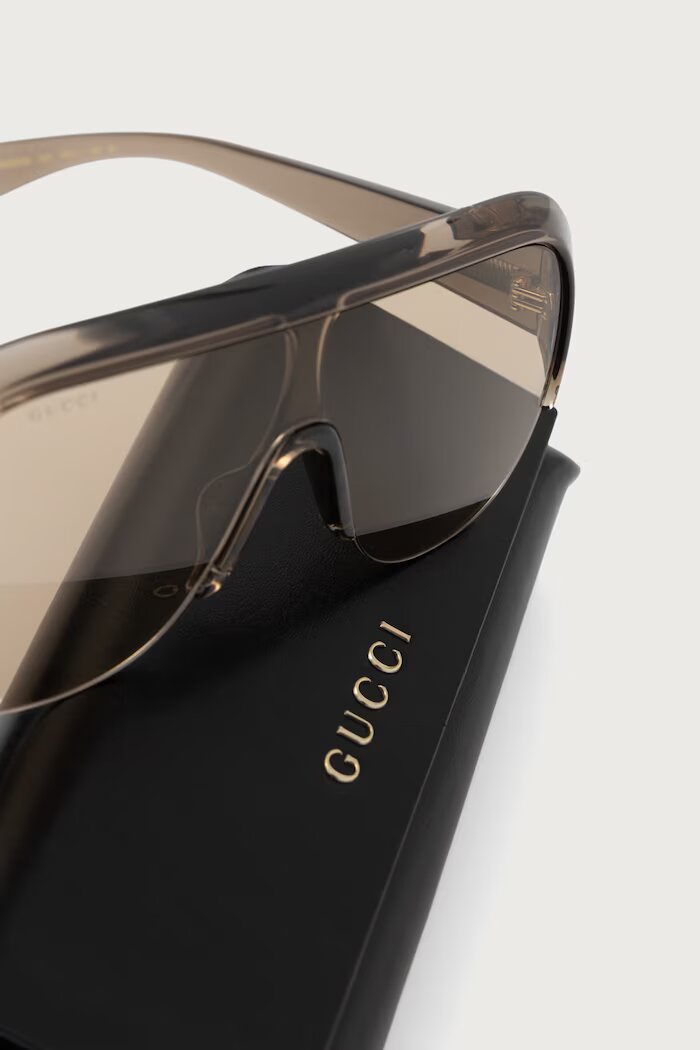 Gucci слънчеви очила дамски кафяви GG2023S